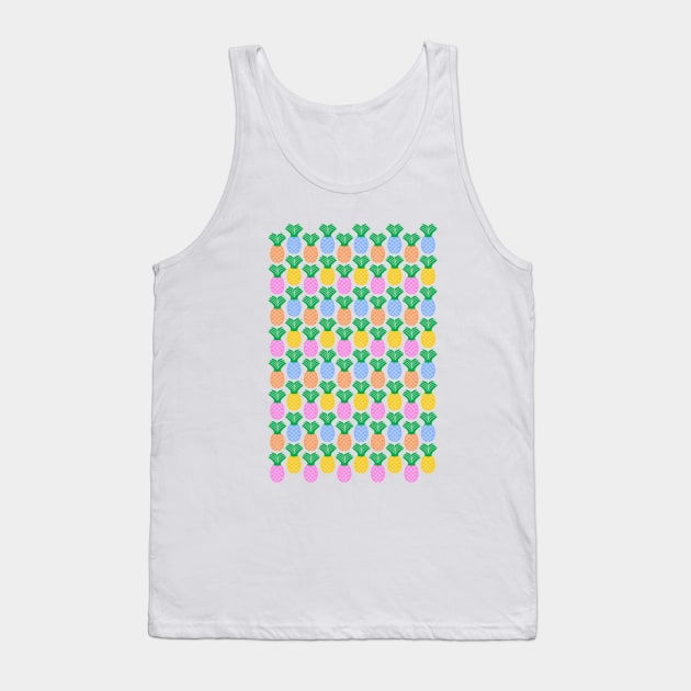 Pineapple Pattern Tank Top by mailboxdisco